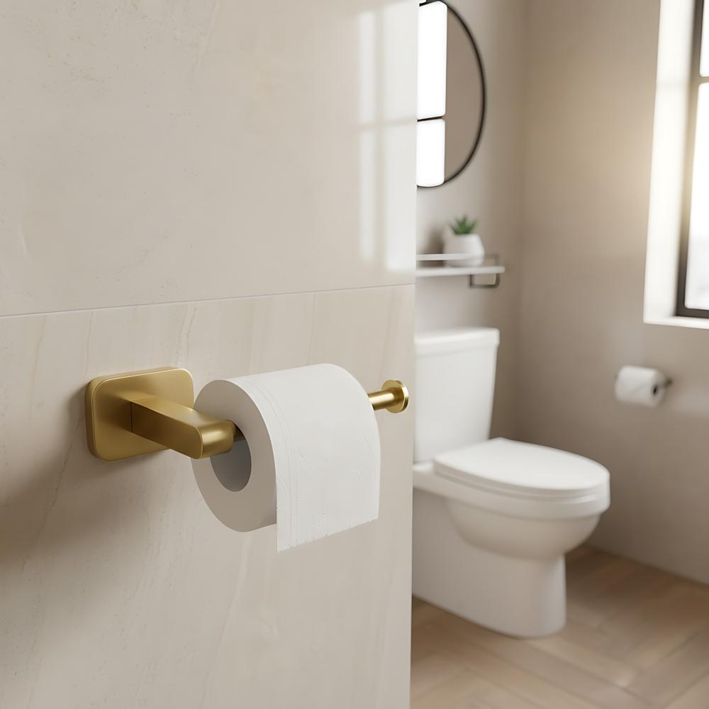 Toilet paper holder 5909 Nico Brush Gold