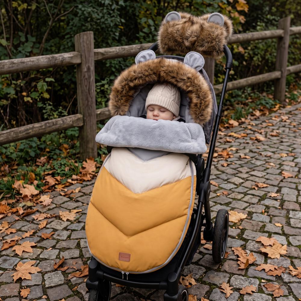 Śpiworek dziecięcy Teddy PRO-V Pastel pomarańczowy