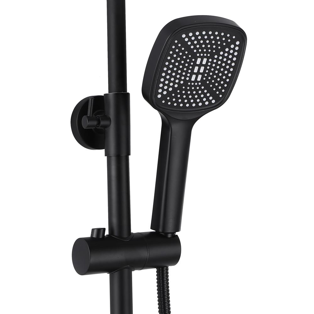 REA STORM dušas komplekts BLACK MAT