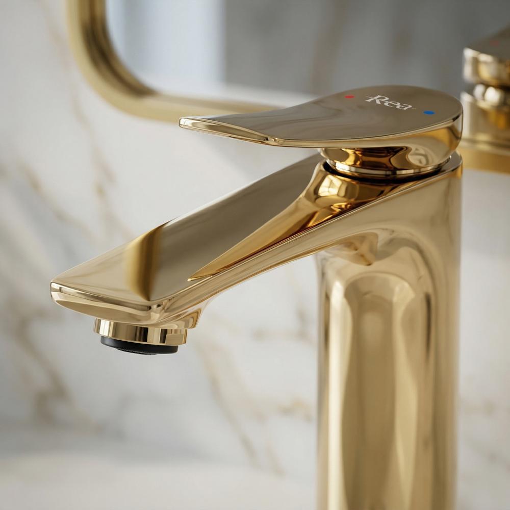 Mosdó csaptelep REA Vision Gold Low