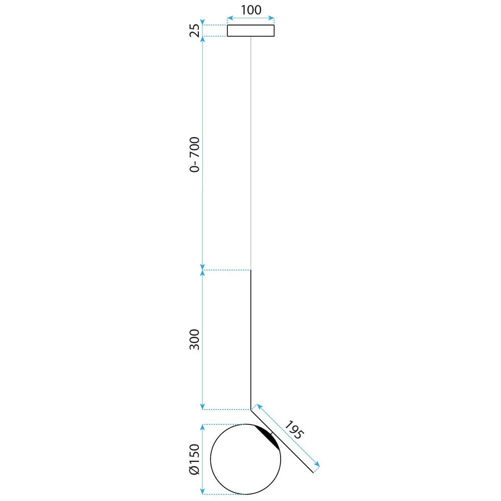 Люстра G106-1W Gold White