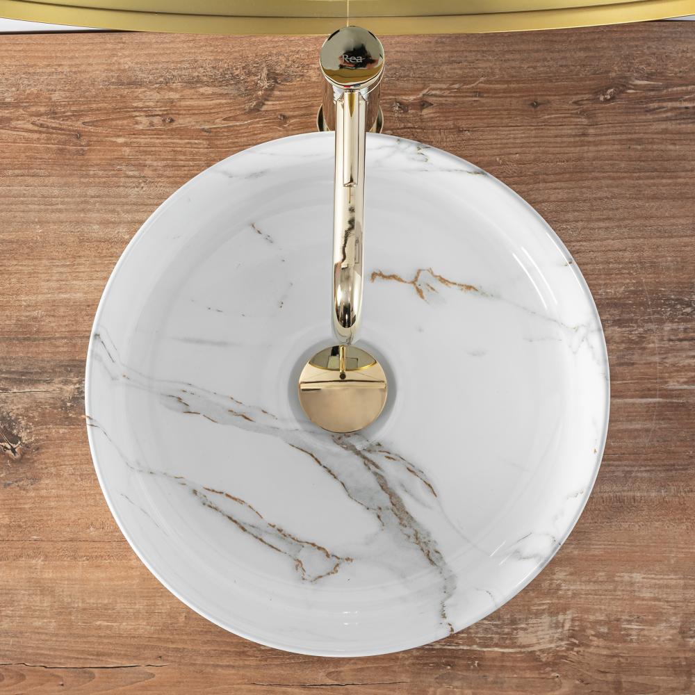 Rea Sami Aiax Shiny countertop valamu