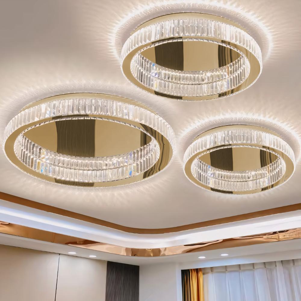 Crystal Ceiling Lamp APP1721-C 50 cm Gold