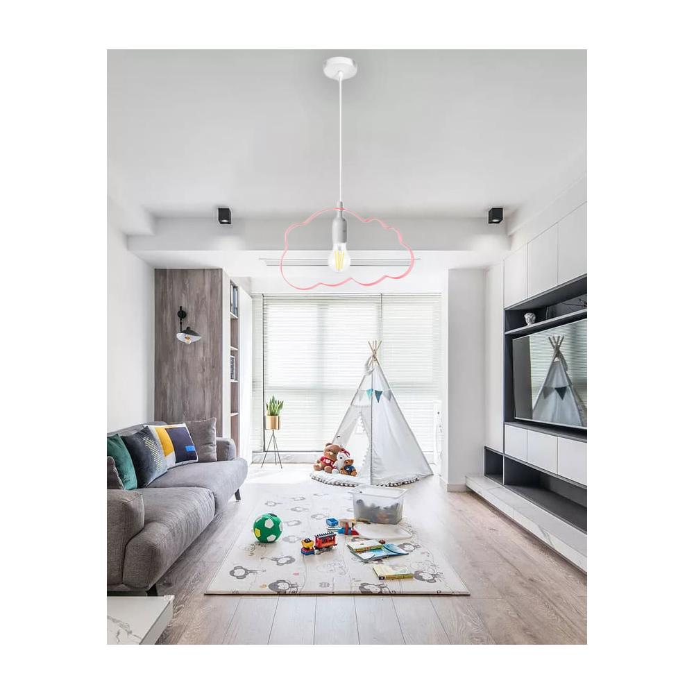 Hängelampe Cloud light pink