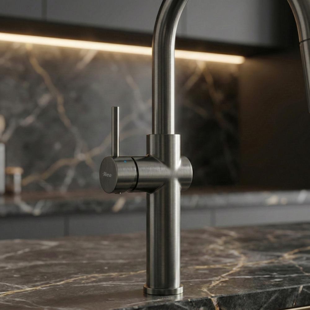 Robinet de cuisine Rea Fresh High Gold Brush