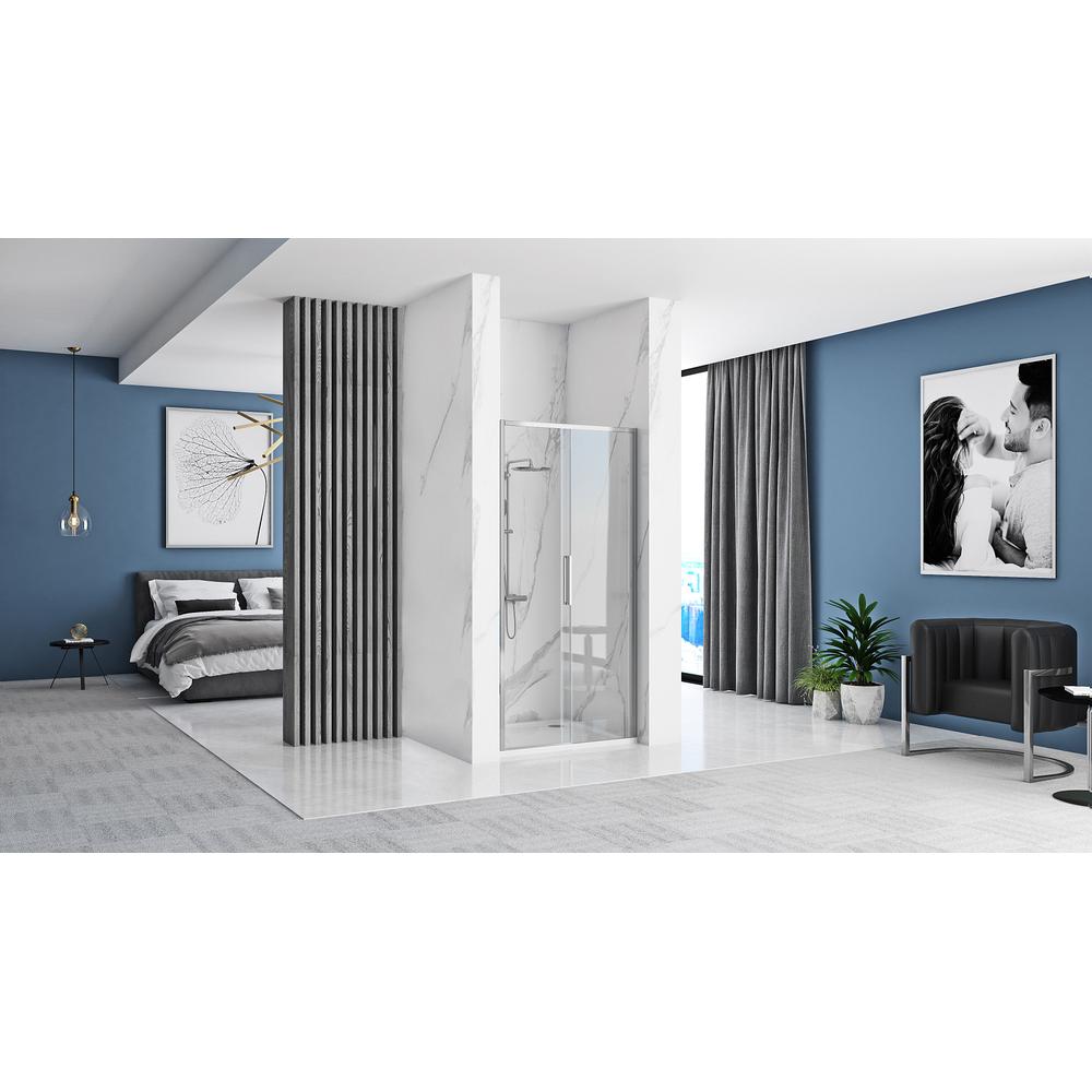 Drzwi Prysznicowe Przesuwne REA Rapid Slide 160 Chrom