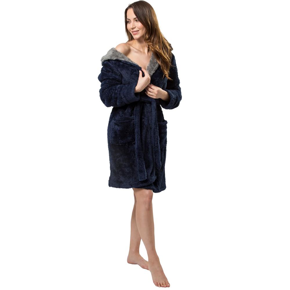 Bathrobe Jordan Navy-Grey L