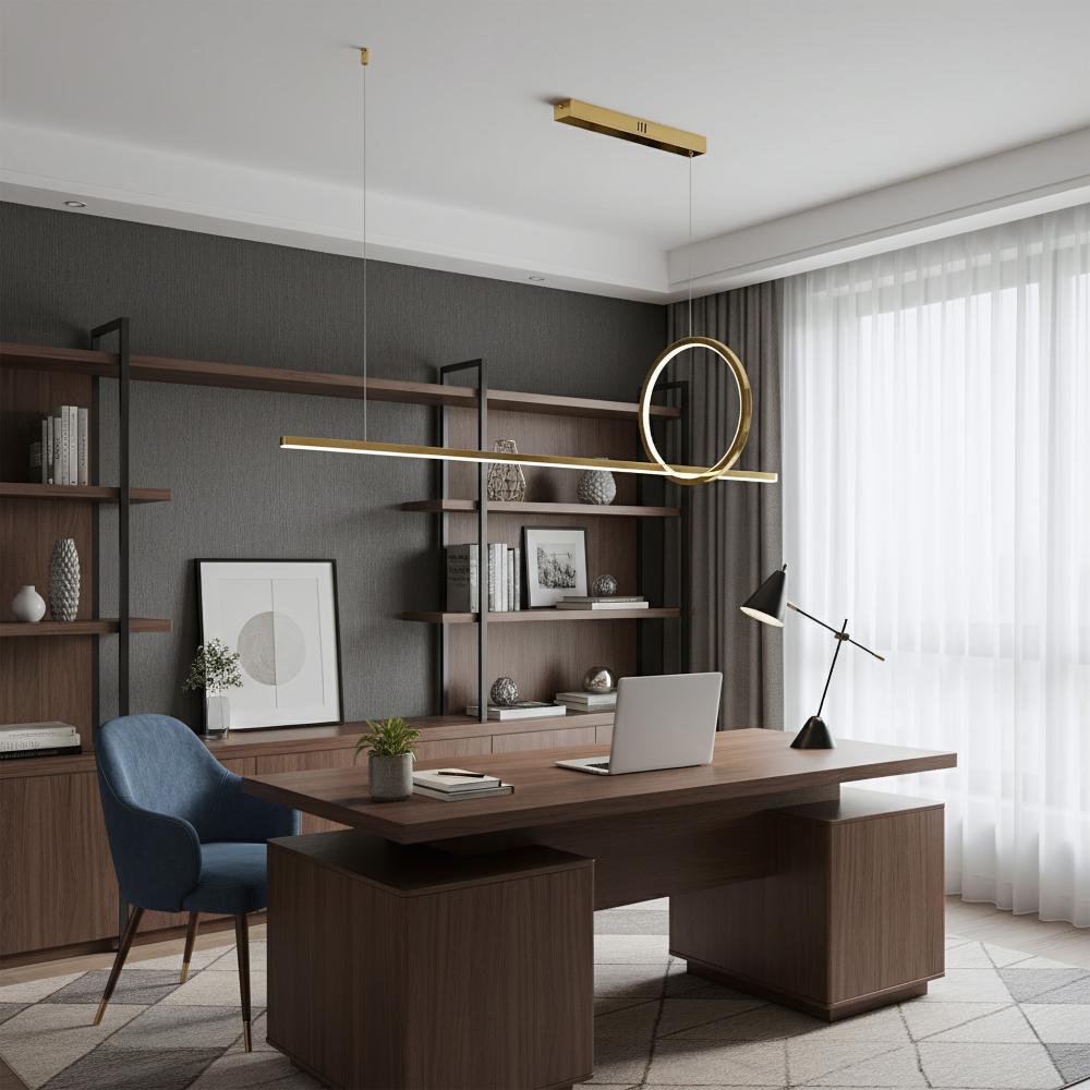 Lampe LED LHJ111-CP C BRUSH GOLD