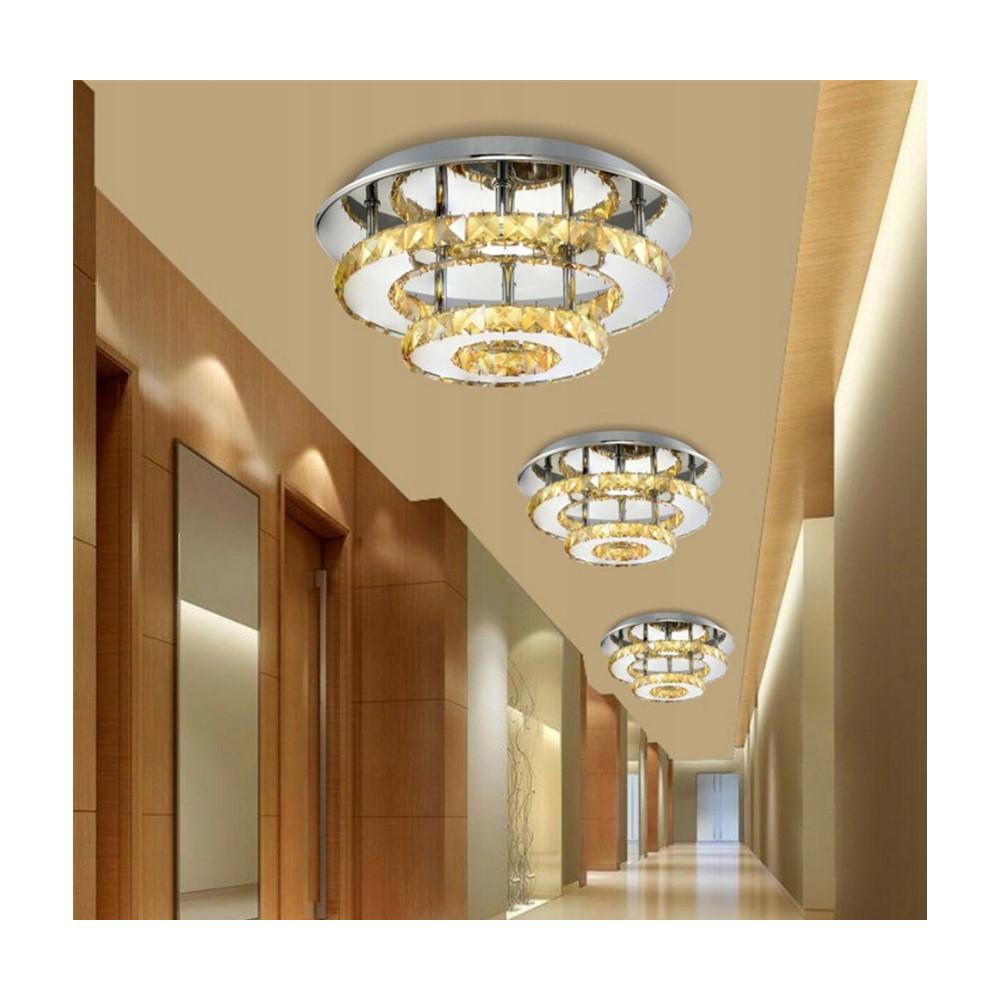 Deckenlampe Kristall LED 20W rund APP411-C