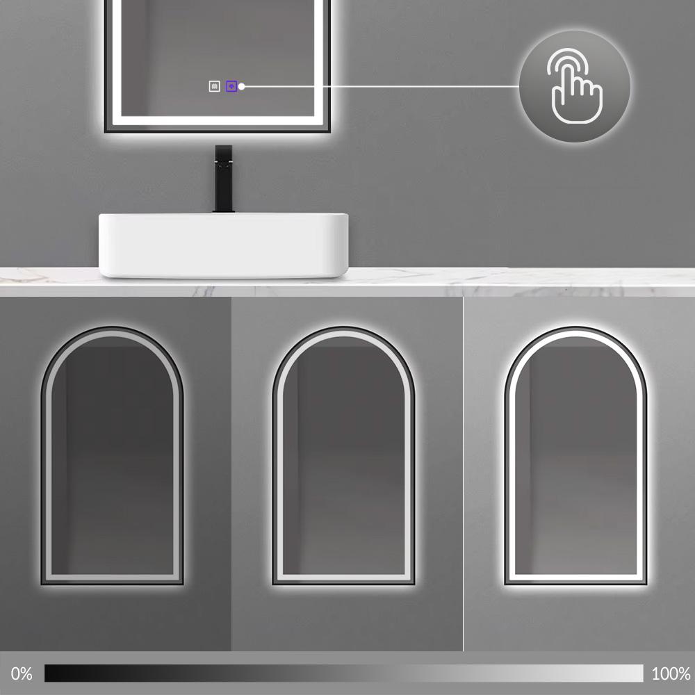 Espejo LED 60x100cm DASH BLACK