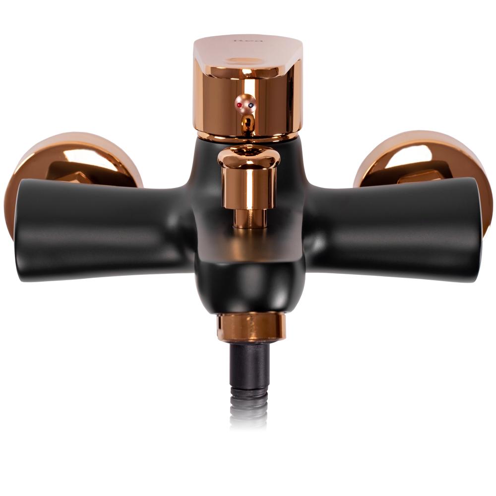 Rubinetto da vasca REA Mild Black / Rose Gold