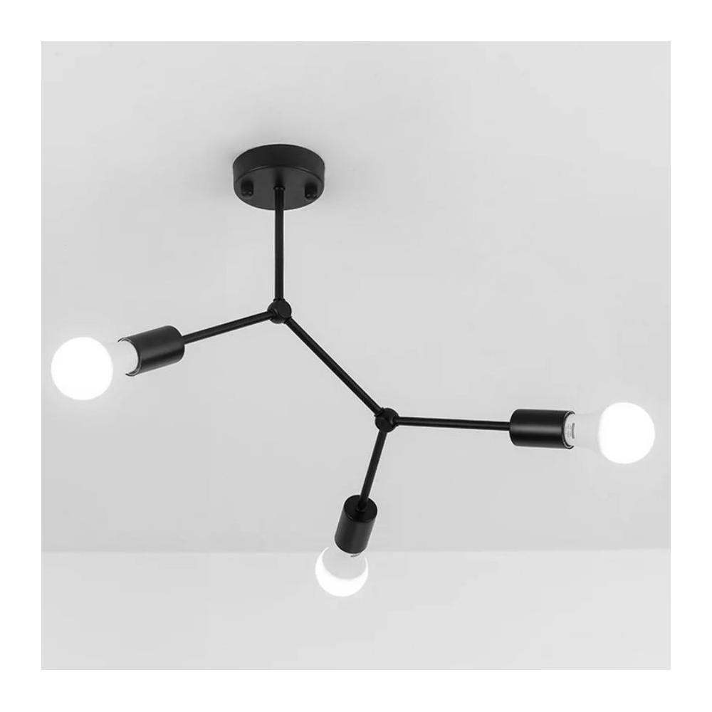 Metall Deckenlampe LOFT APP736-3C Black