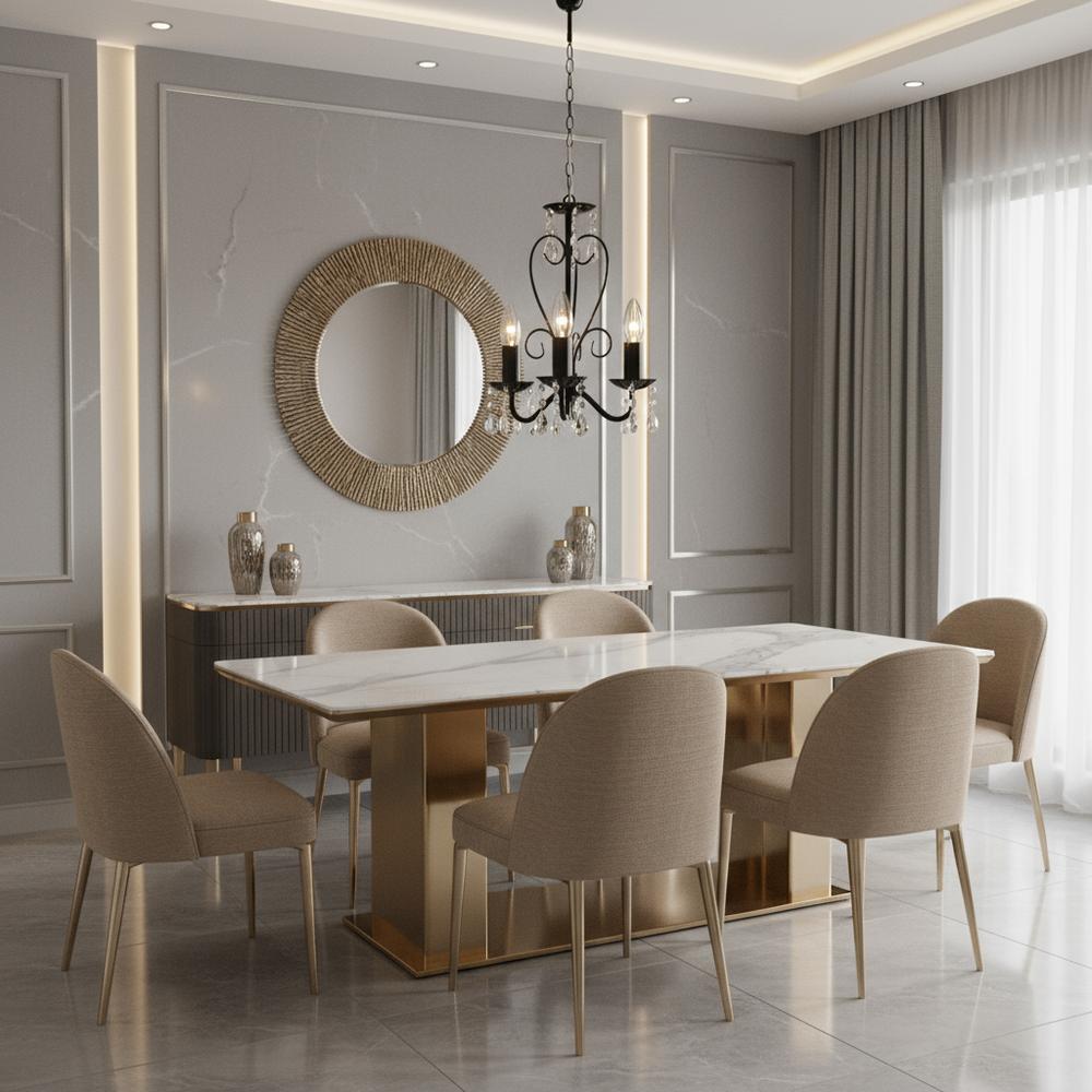 Deckenleuchte EBT013-3CP BLACK