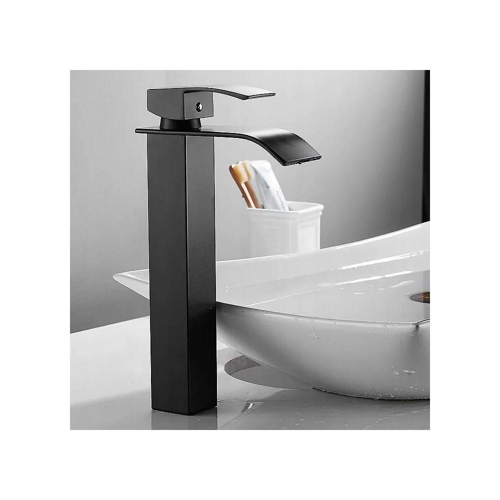 Bathroom faucet Calani LOTUS Black High