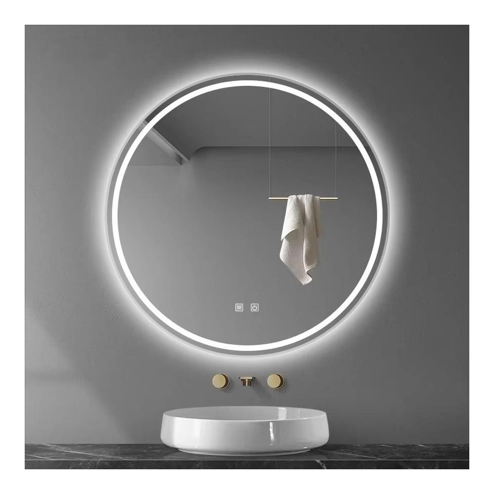 Дзеркало LED 80cm MMJ BRUSH SILVER