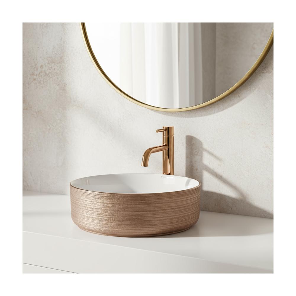 Vasque à poser Rea Sami Brush Rose Gold