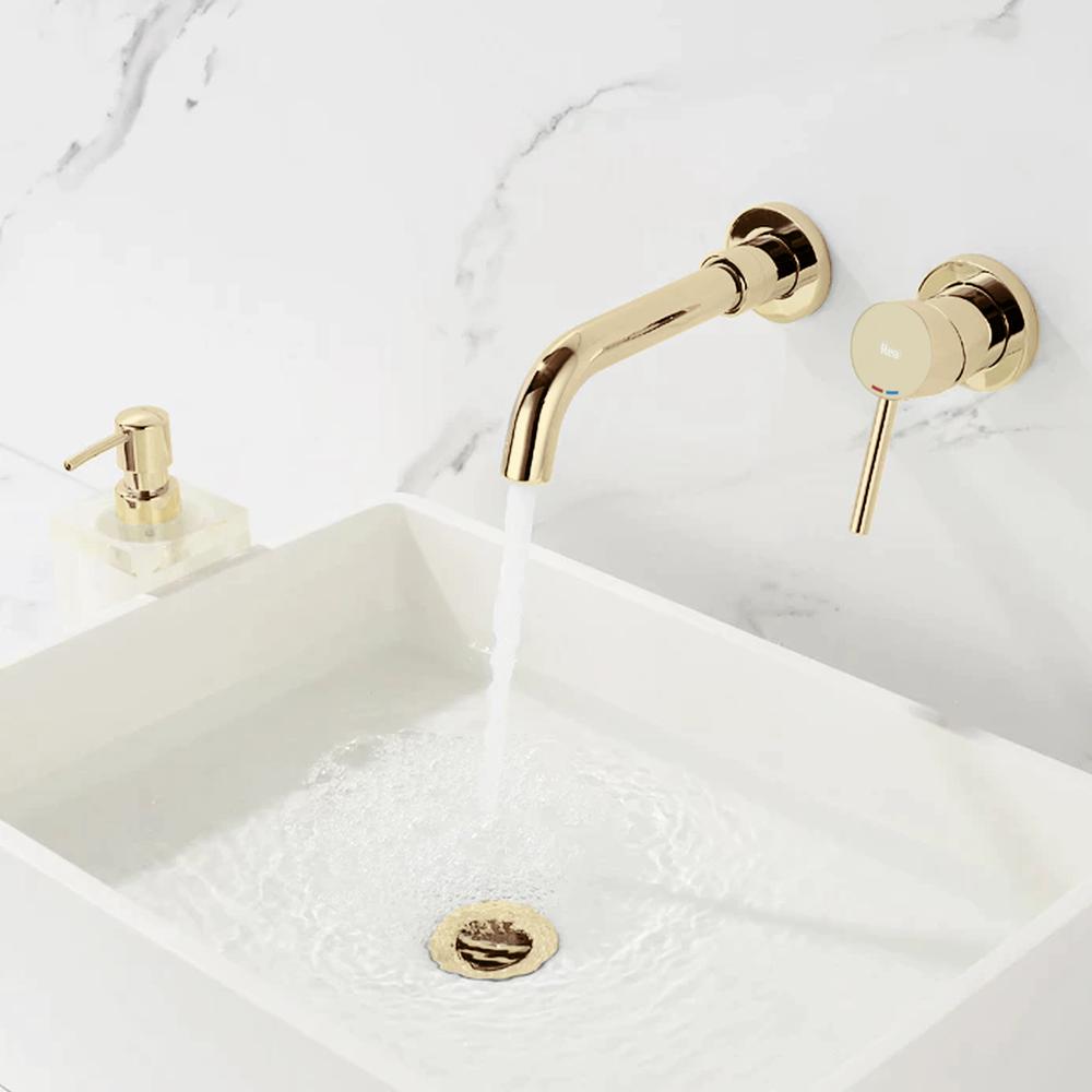 Wall Mounted faucet Rea  Lungo LONG Gold + BOX