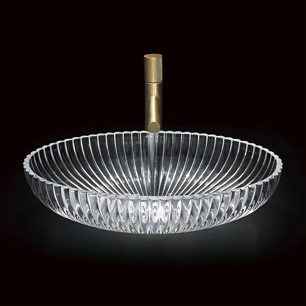 Jalustallinen pesuallas Rea Nicole Transparent