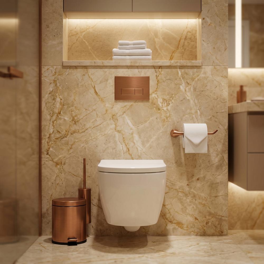 Uchwyt na papier toaletowy 16205 VIBE Miedź Szczotkowana