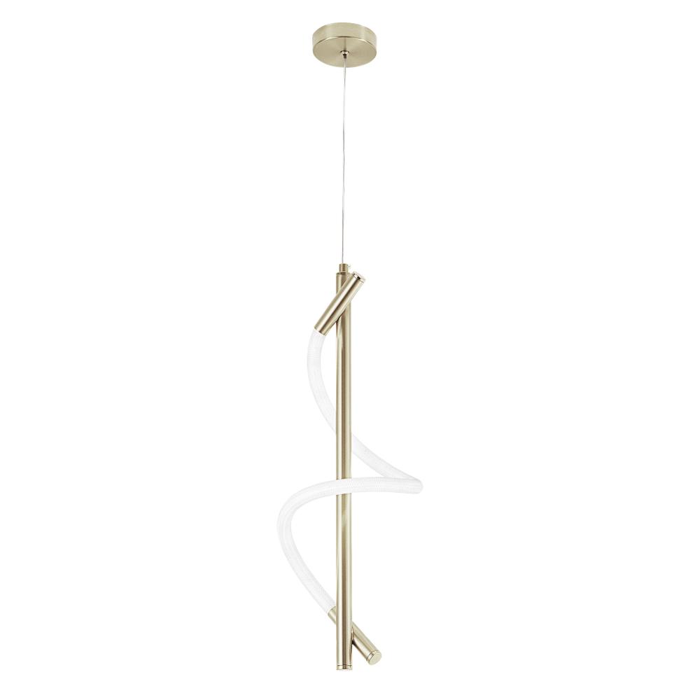 LAMPA WISZĄCA LED G015-CP JASNE ZŁOTO