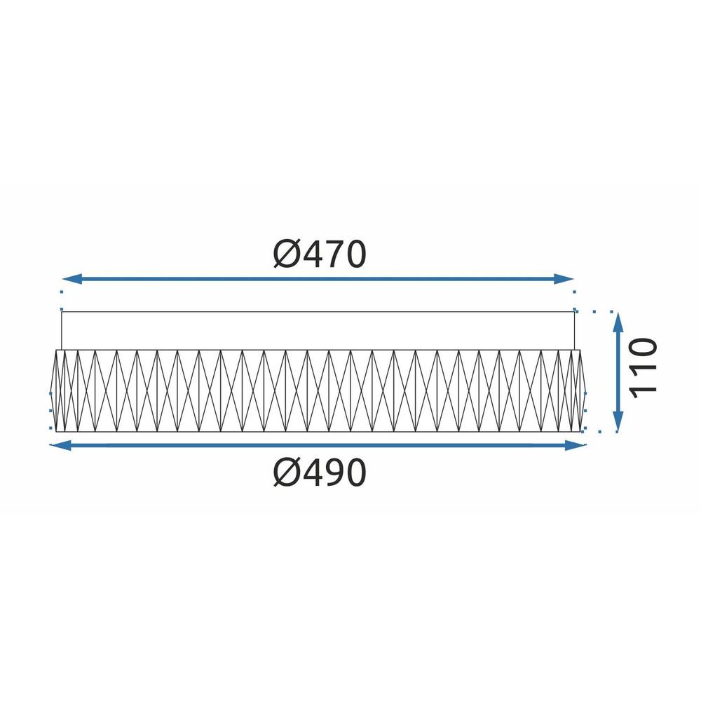 Crystal Ceiling Lamp APP1721-C 50 cm Gold