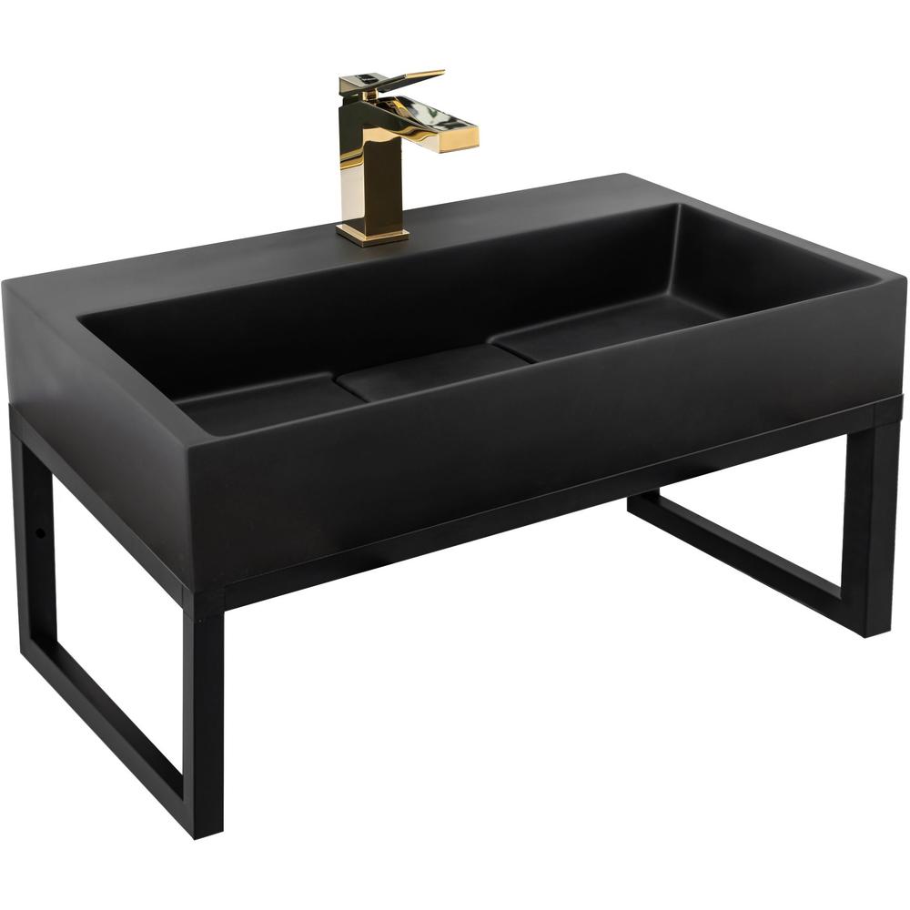 GOYA BLACK MAT CONGLOMERATE TYÖPESUOJA 70 cm + kehys