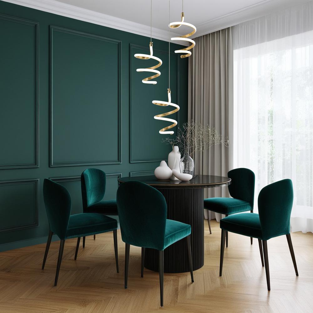 LED-Hängeleuchte G075-3CPR Gold