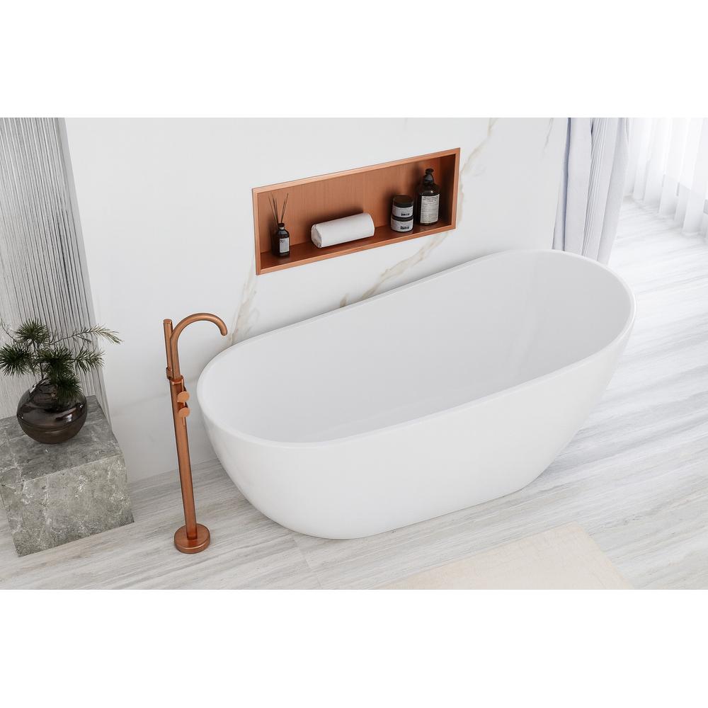 bathroom shelf 30x60 brush copper