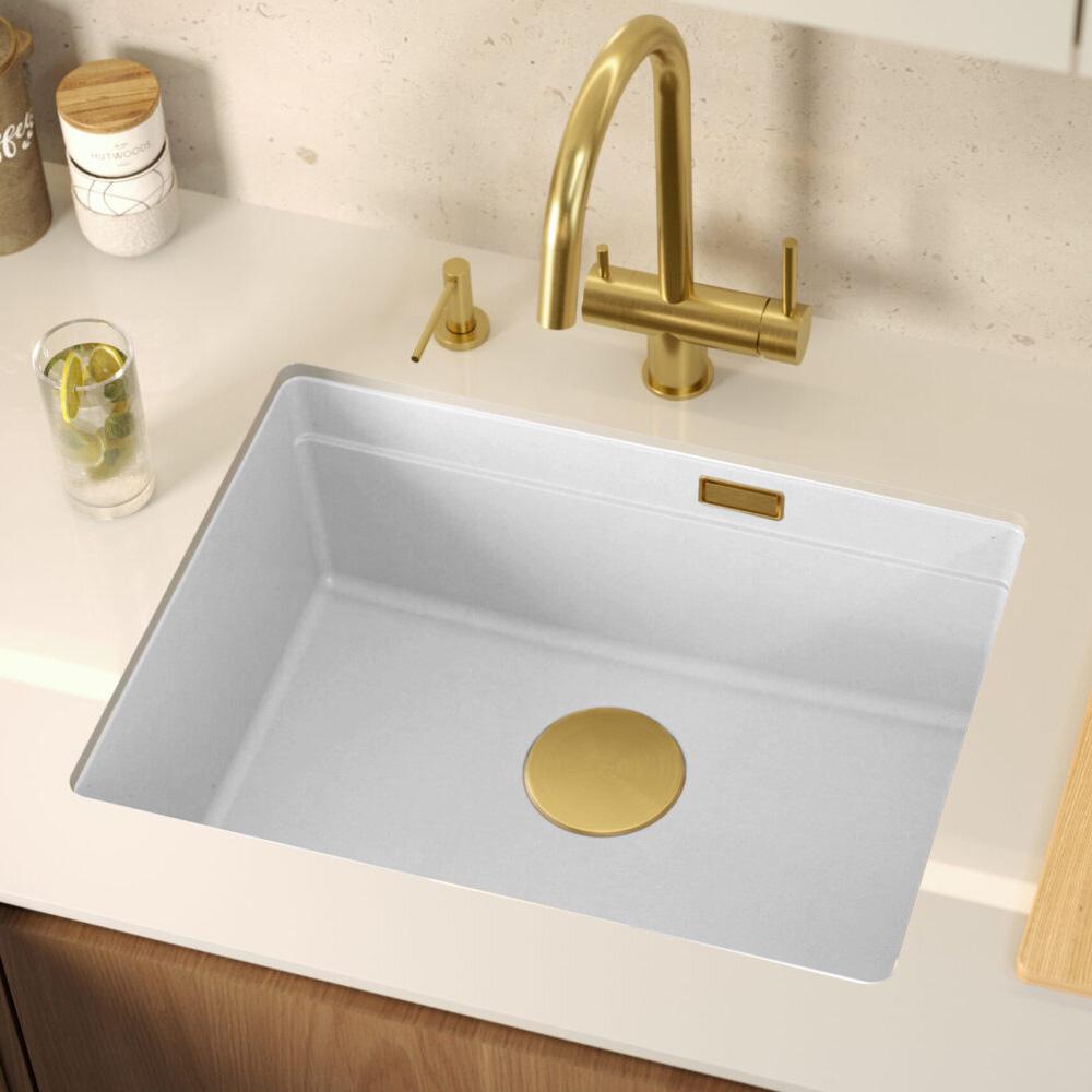 Granite sink Logan 100 White