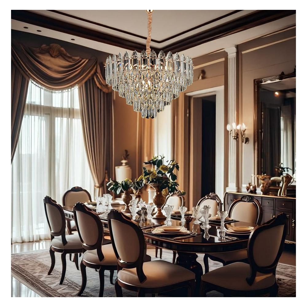 Hängelampe Cristal G057-CP 50cm GOLD