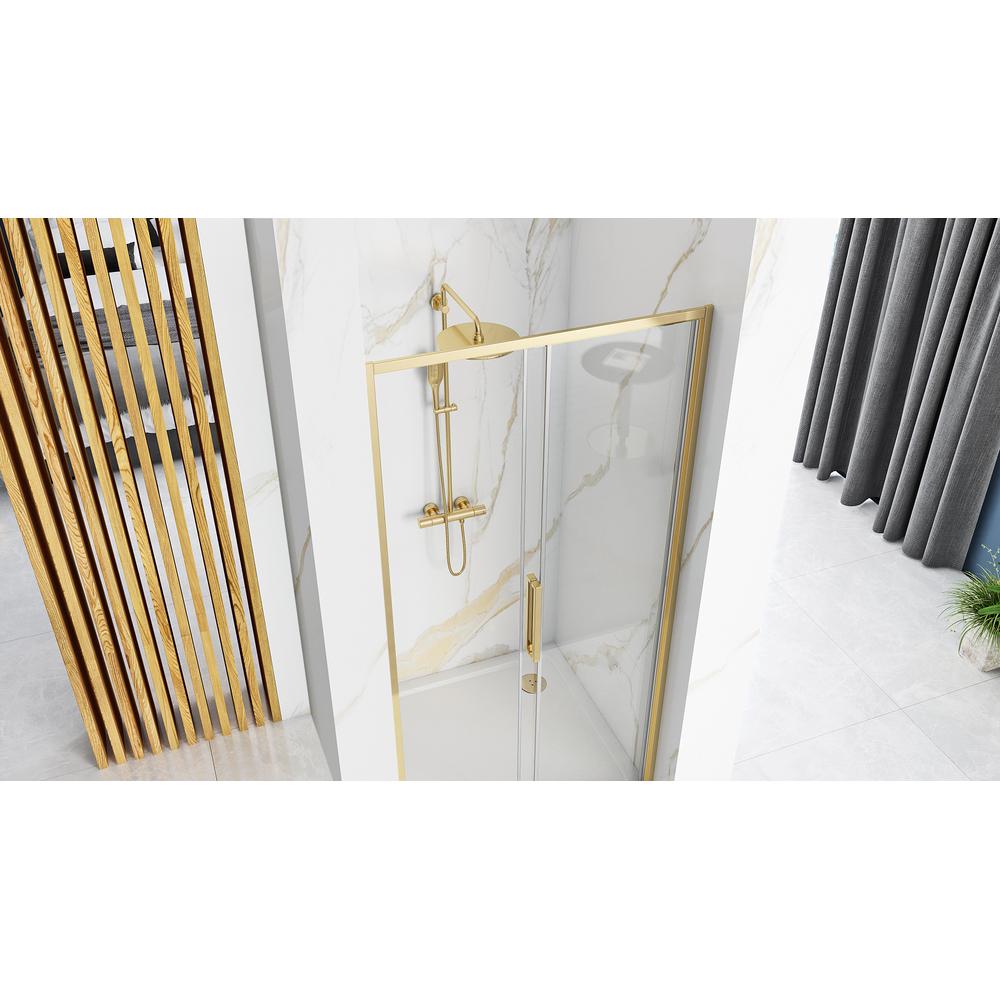 Врати за душ кабини REA Rapid Slide 140 Gold