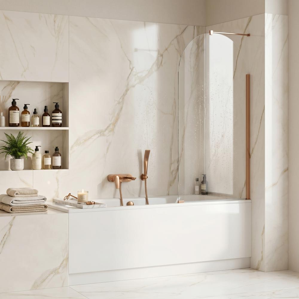 Bathtub screen Rea Travis Copper Brush 80
