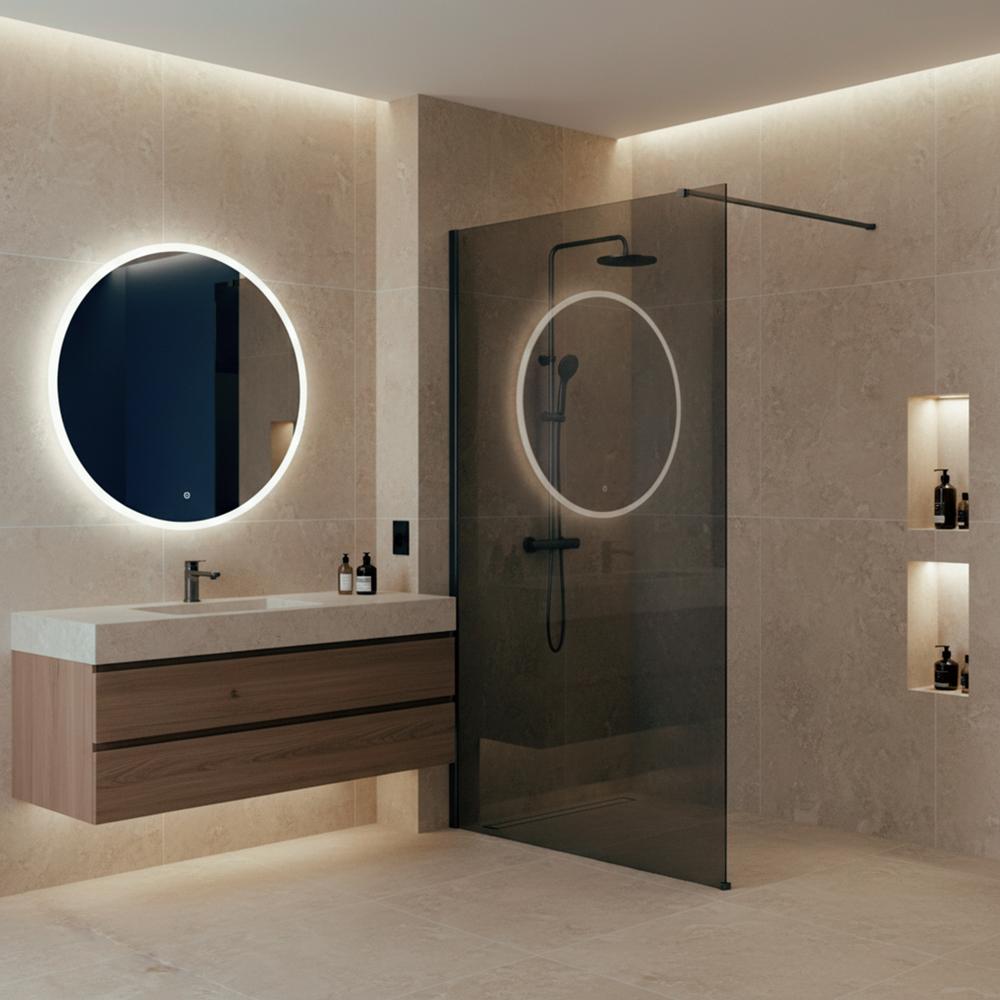 Kabina prysznicowa Walk-In Rea Flexi Grey / Tytan 110