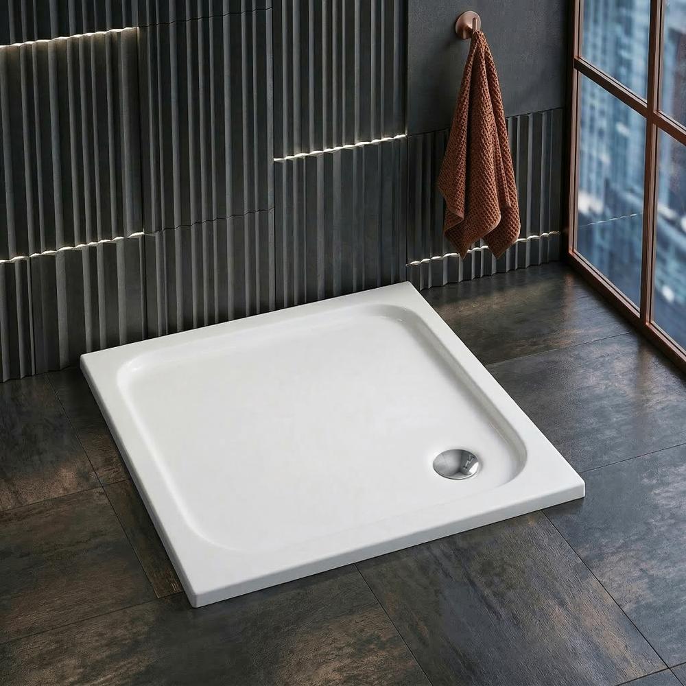 Brodzik prysznicowy akrylowy Rea Belmond biały 80x80