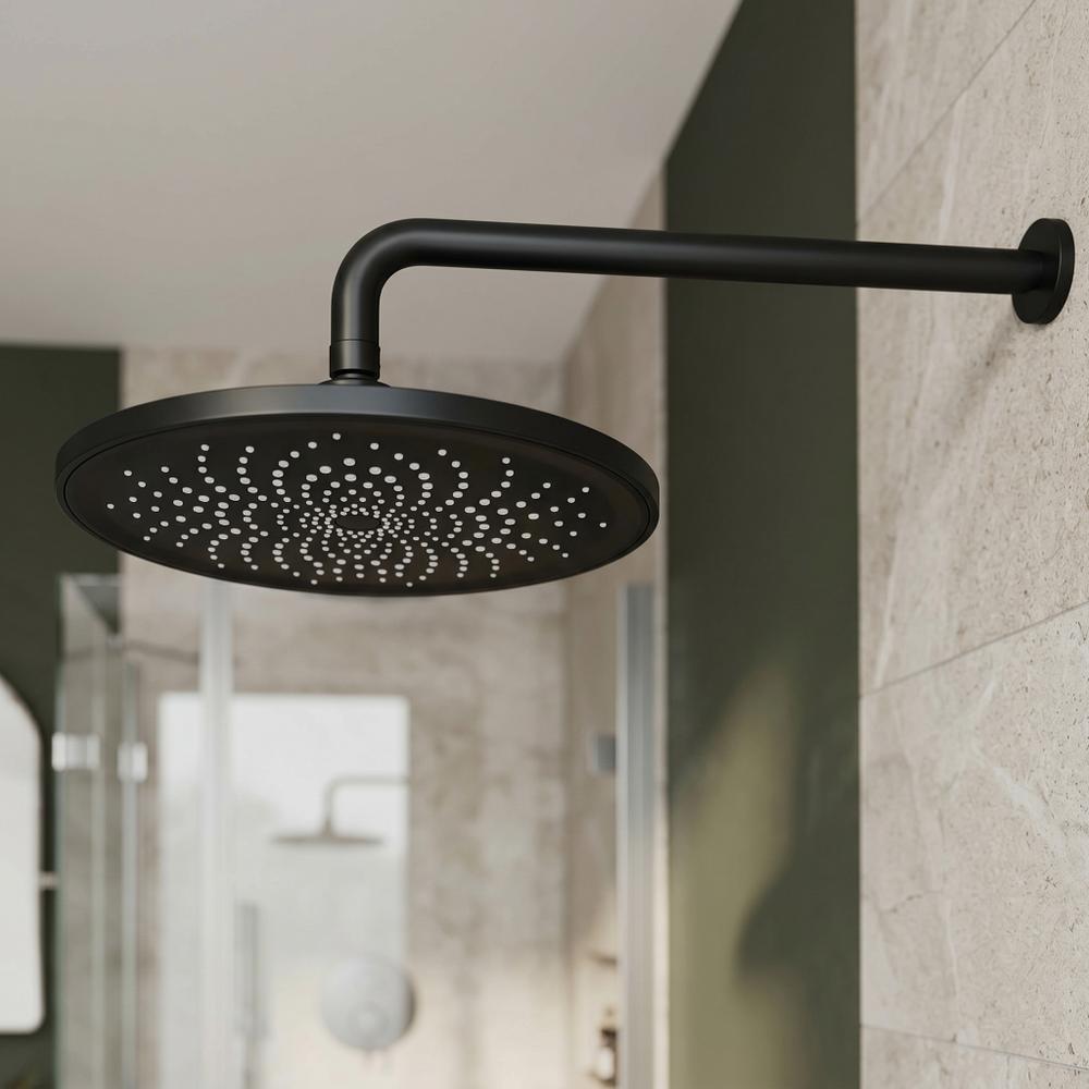 Ramię do deszczownicy okrągłe REA JS-9021B 40cm Czarne