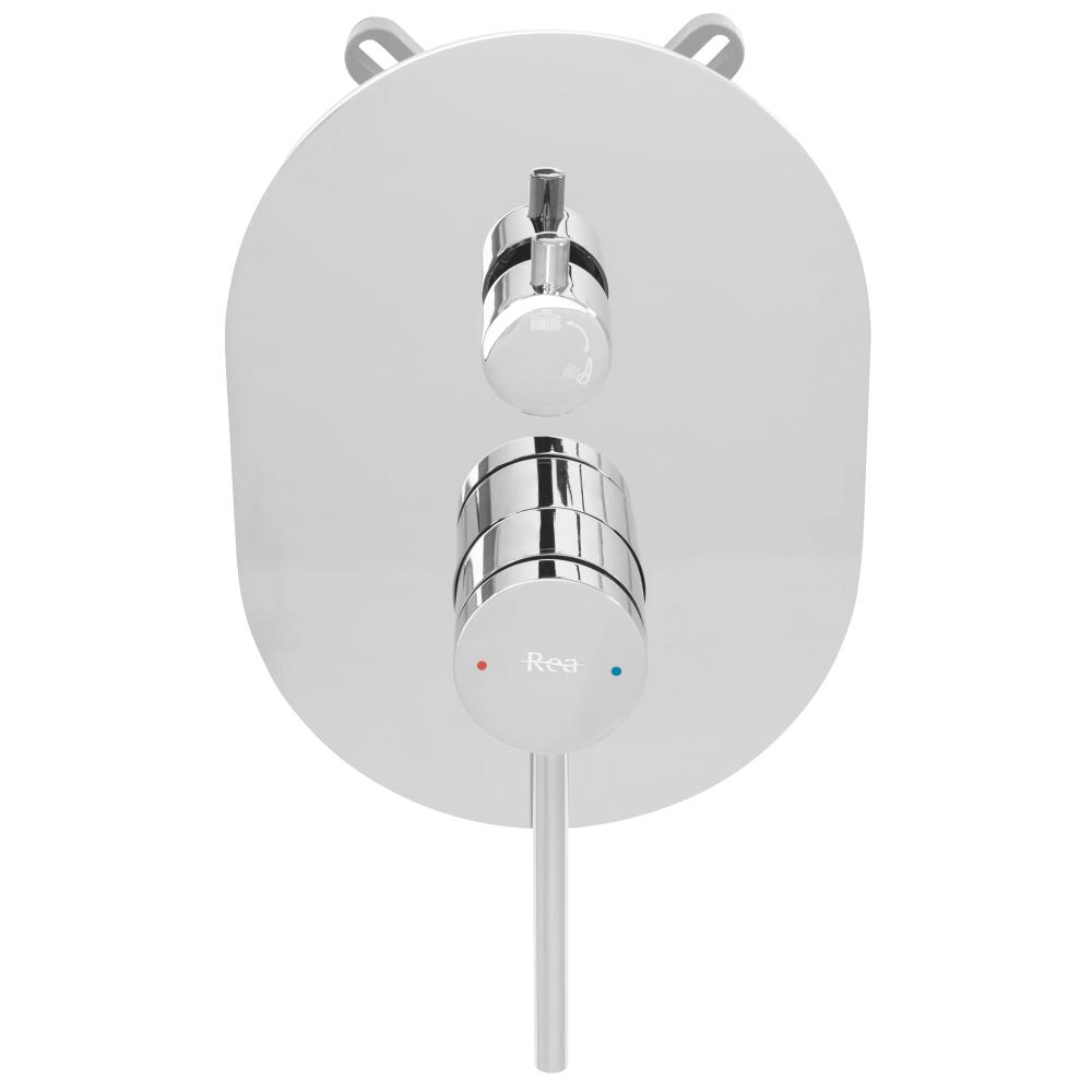 Duschset REA OVAL Chrom BOX