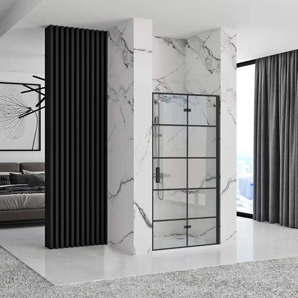 Душевые двери Rea Molier Black 90 + профиль