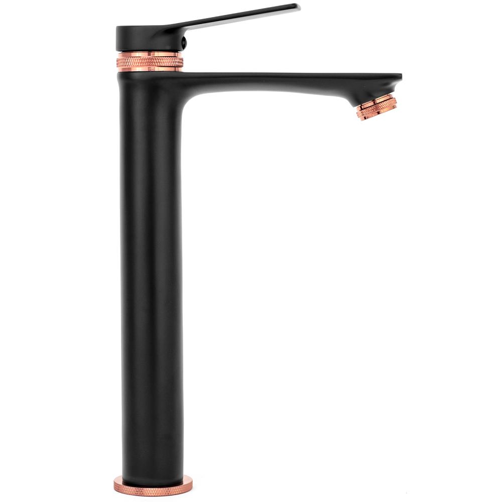 Βρύση νιπτήρα REA VIRAL Μαύρο Ροζ Χρυσό Ψηλό