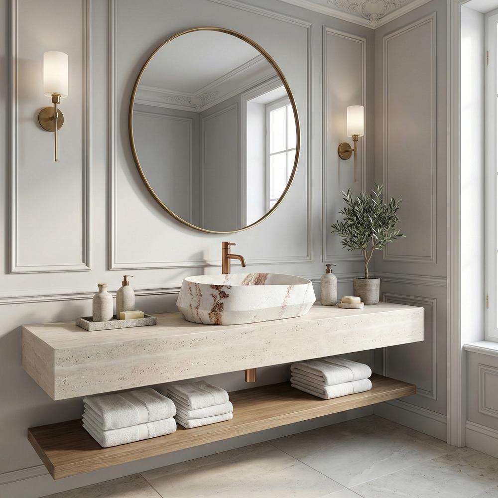 Umywalka nablatowa Rea Zoe Travo