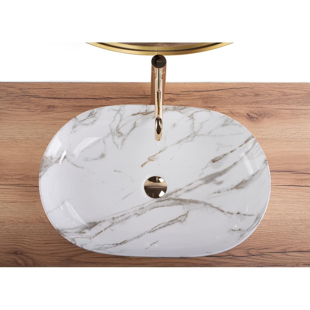 Vasque à poser REA CLEO 61 Shiny Aiax