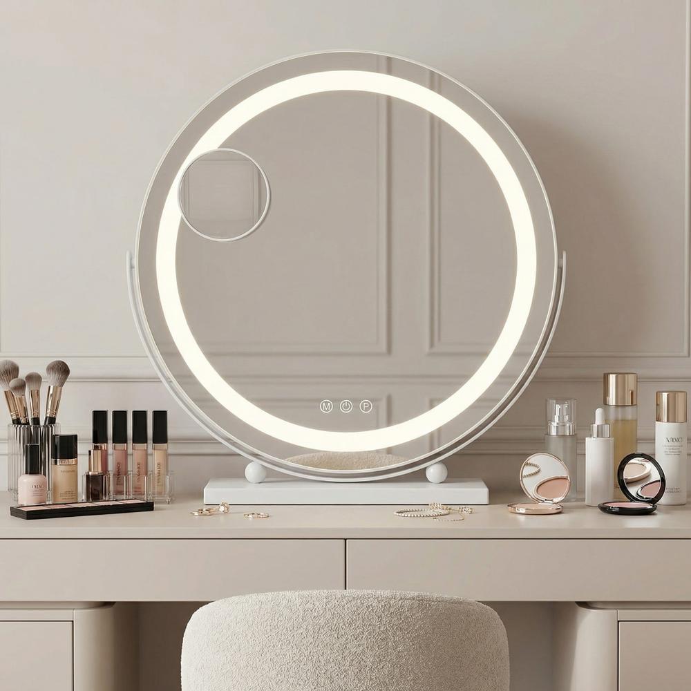 Zrkadlo LED MAKE-UP White 40 cm