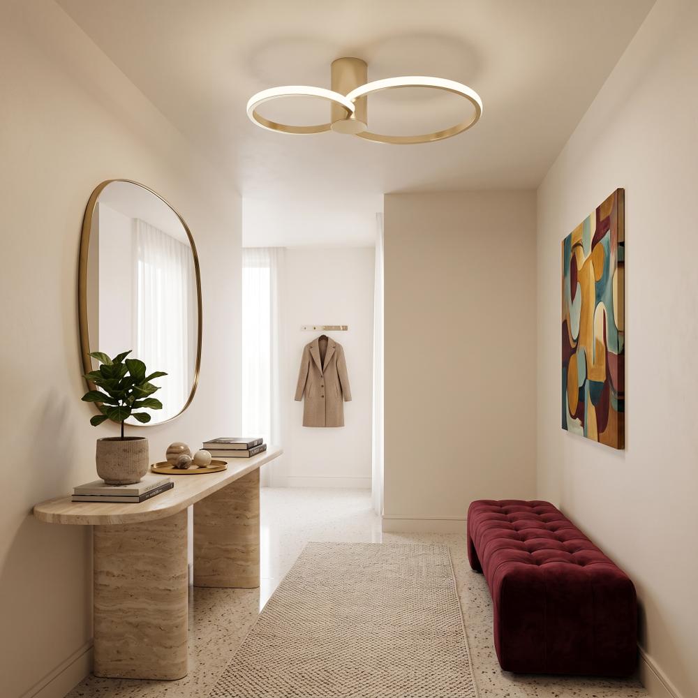 Lampa sufitowa plafon APP1402-CW Złota