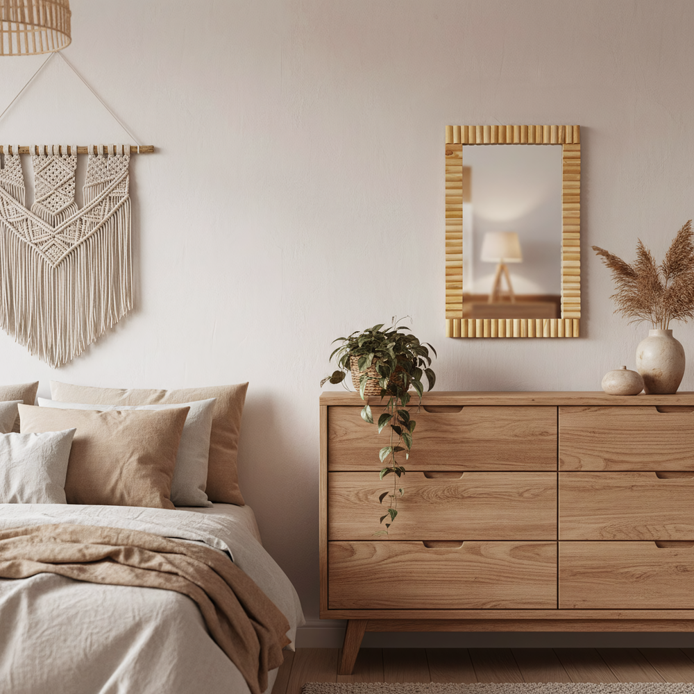 BOHO SIENAS SPOGULIS 55CM KLNA-MR03