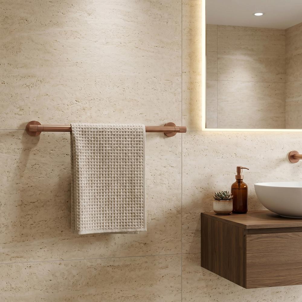 Wieszak łazienkowy jednoramienny 39101 Ori Miedź Szczotkowana