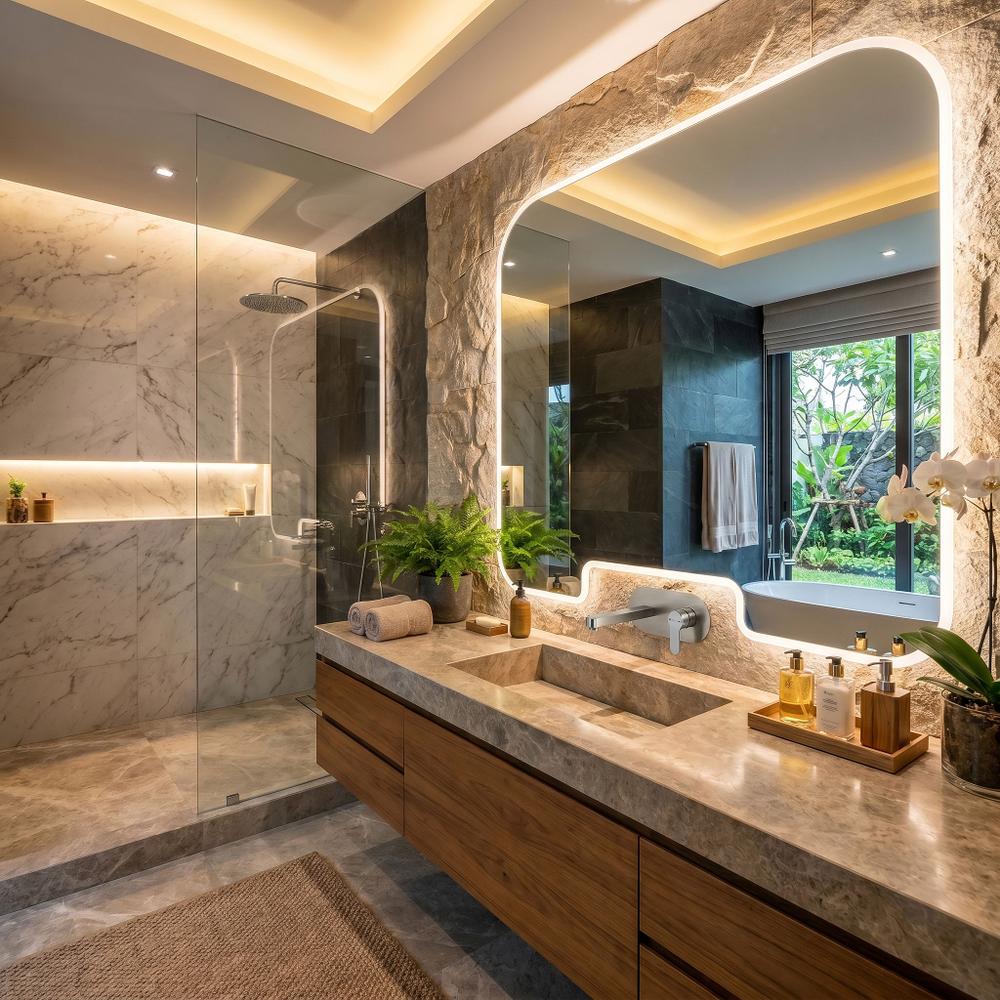 ZIDNA SLAVINA  REA Arcos Brush Nickel