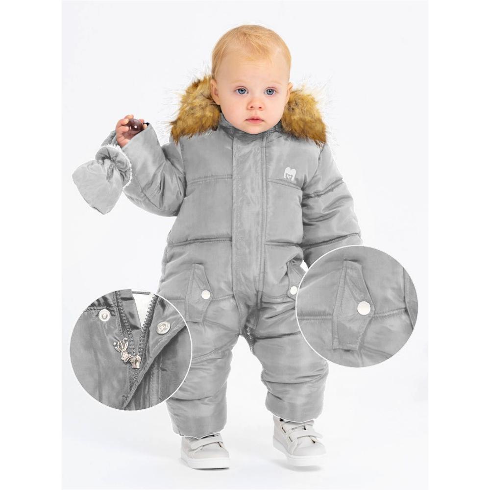 Kombinezon Dziecięcy Szary 62-66cm