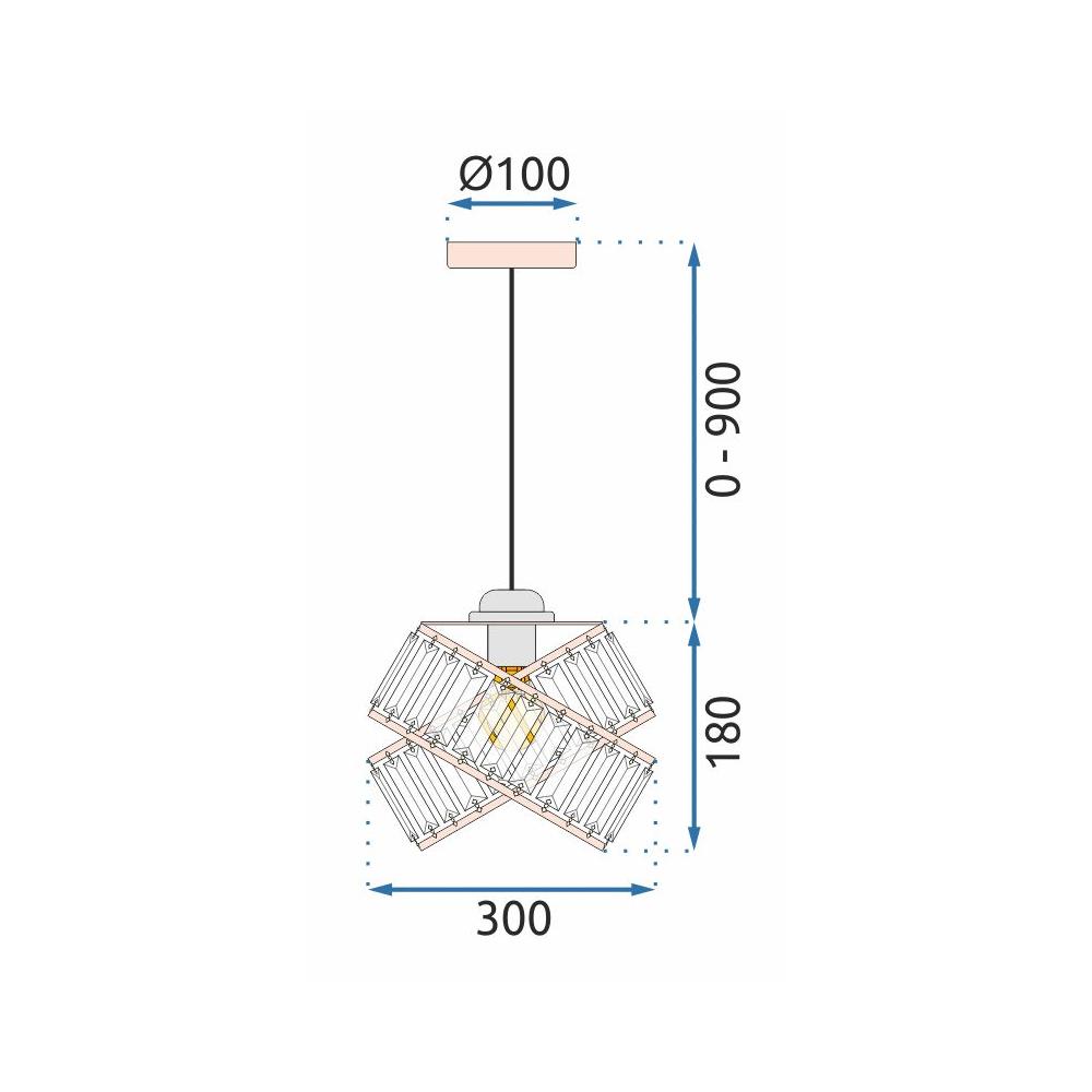 Deckenlampe APP1105-1CP