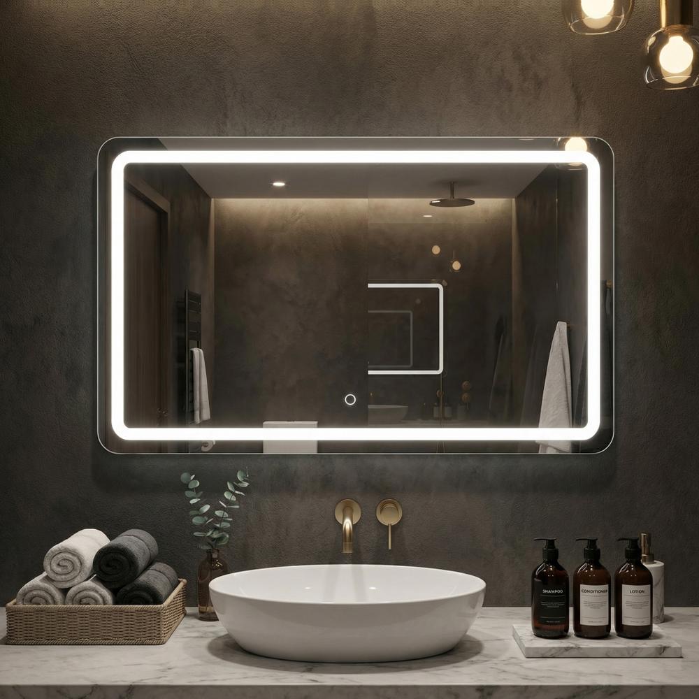 Lustro ścienne LED 100x60cm EDIT