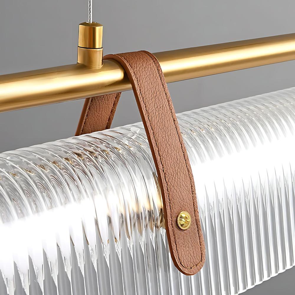 Lampa wisząca LED APP1796-CP Złota Szczotkowana