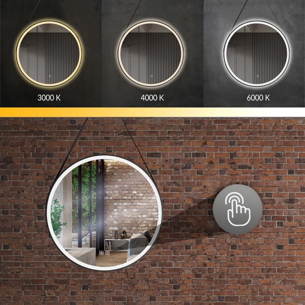 Scáthán Bhabhta LED Crochta ar Stráip 70 cm 104